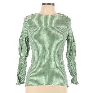 MICHAEL Michael Kors Long Sleeve Green Blouse